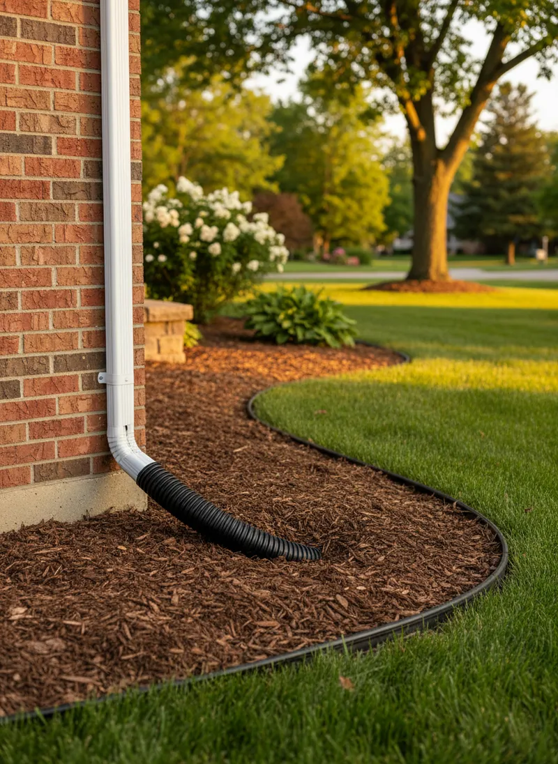 Buried Downspouts